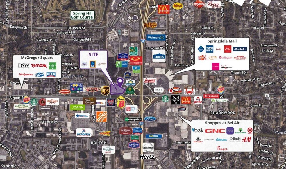 More Photos Of 3658 Airport Blvd, Mobile Unknown For Lease