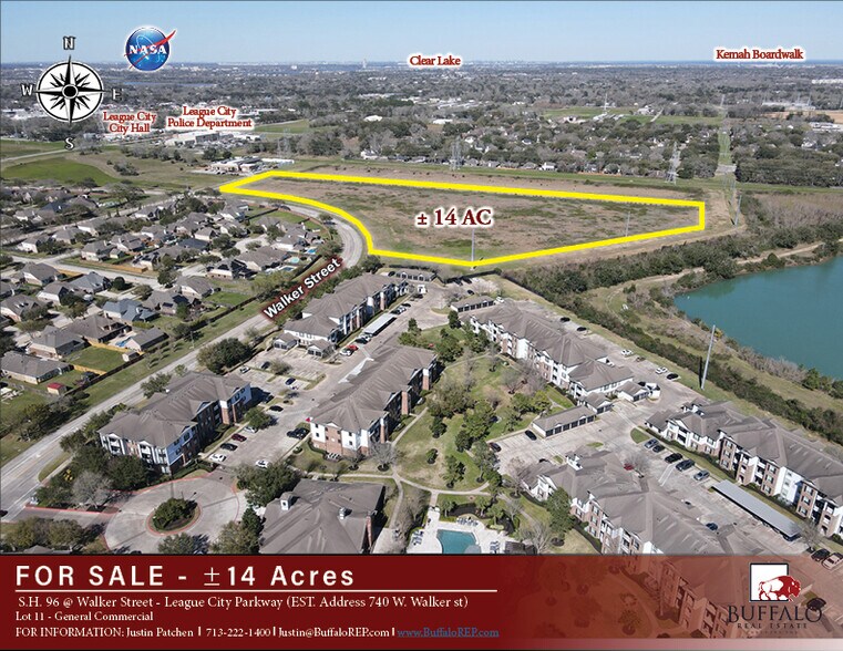 Primary Photo Of 740 W Walker St, League City Land For Sale