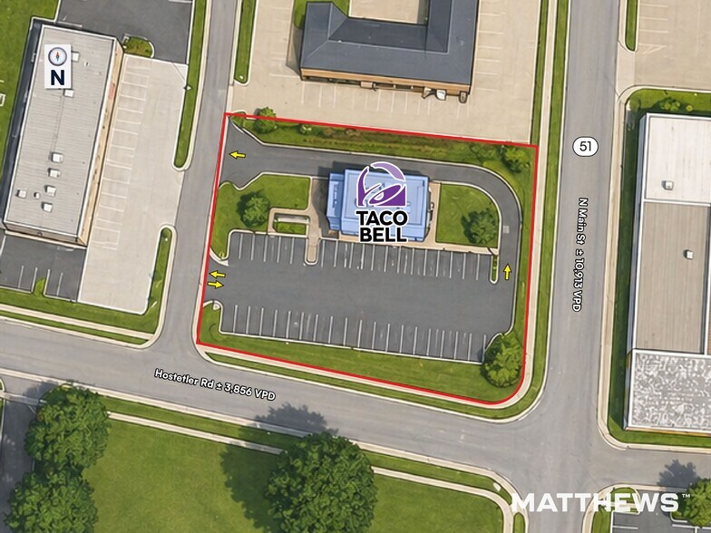 Primary Photo Of 1305 N Main St, Orrville Fast Food For Sale