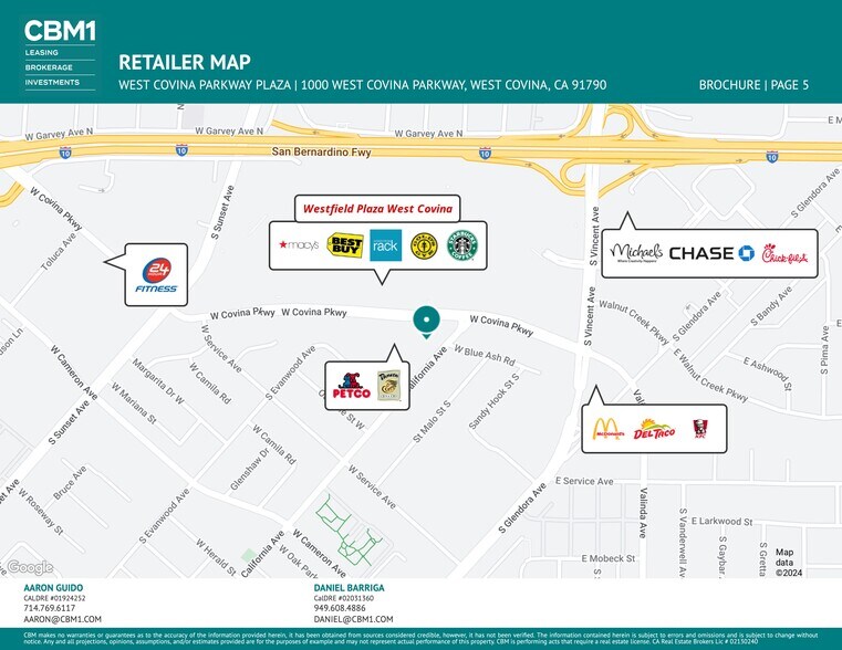 More Photos Of 1000-1100 W West Covina Pky, West Covina General Retail For Lease
