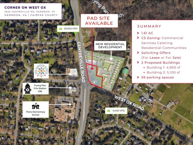 Primary Photo Of 2625 Centreville Rd, Herndon Land For Sale