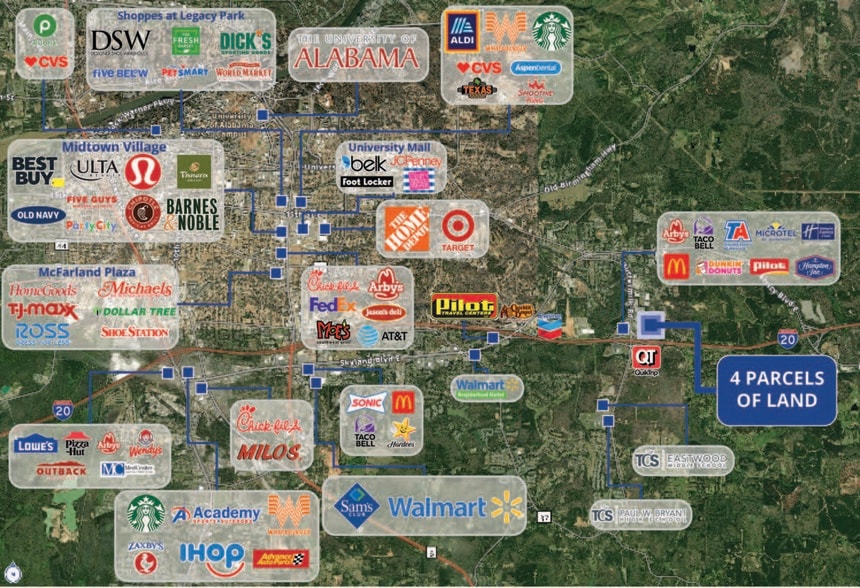 More Photos Of Interstate 20/59 @ Buttermilk Road, Cottondale Land For Sale