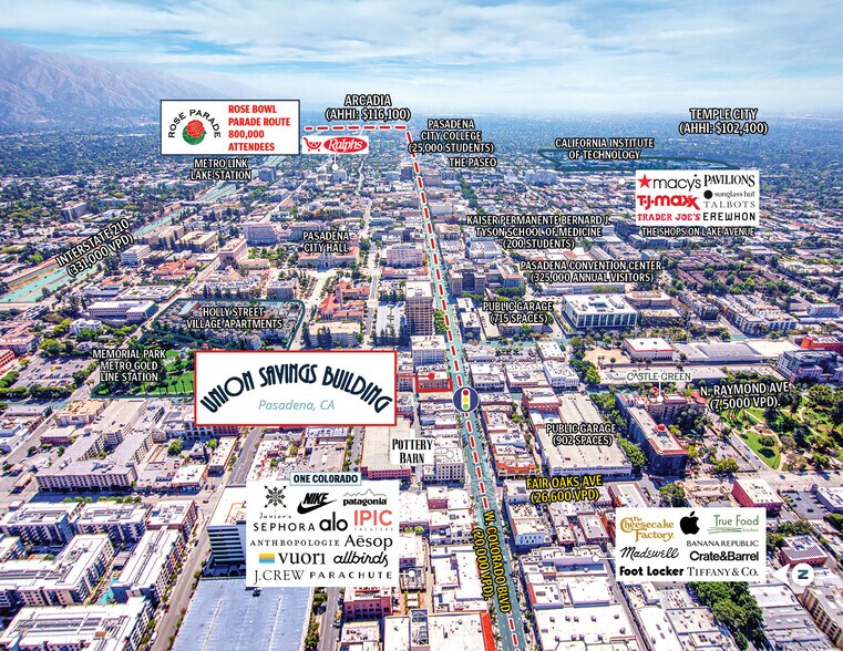 More Photos Of 83-85 E Colorado Blvd, Pasadena Storefront Retail Office For Sale