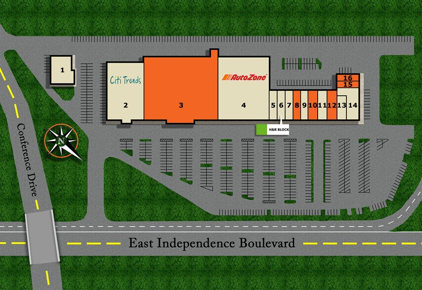More Photos Of 5622-5708 E Independence Blvd, Charlotte General Retail For Lease