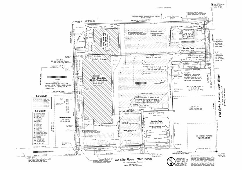 More Photos Of 7601-7651 23 Mile Rd, Utica Freestanding For Sale