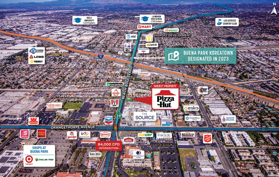 More Photos Of 6832 Beach Blvd, Buena Park Freestanding For Sale