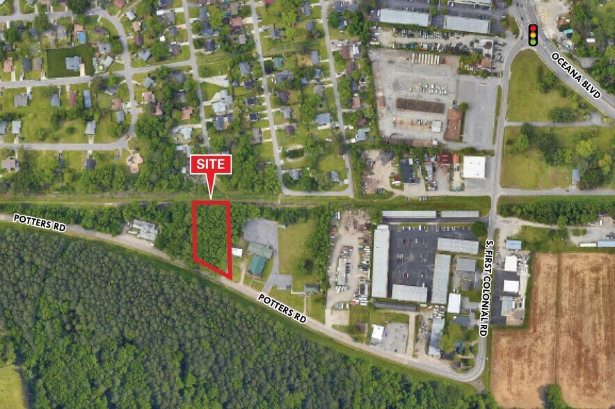 Primary Photo Of TBD Potters Rd, Virginia Beach Land For Sale