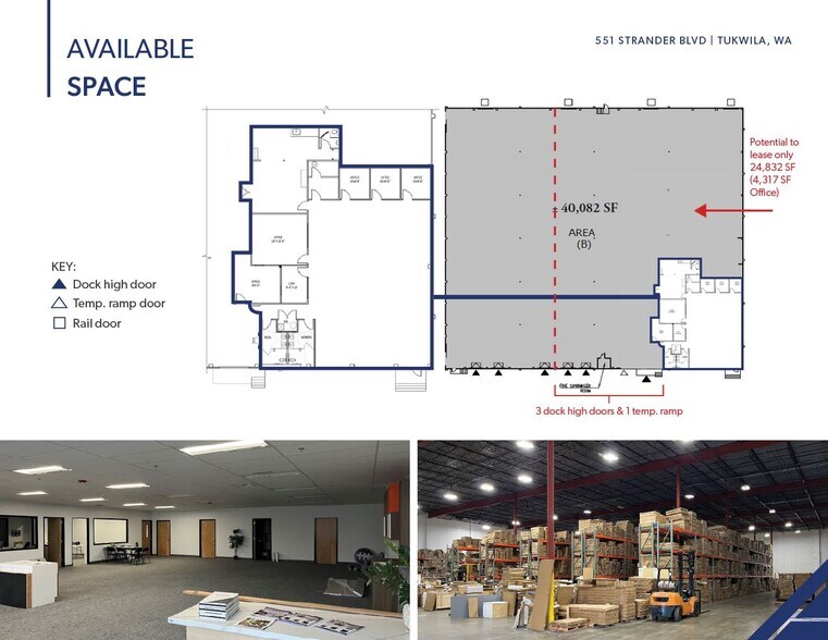 More Photos Of 551-567 Strander Blvd, Tukwila Warehouse For Lease