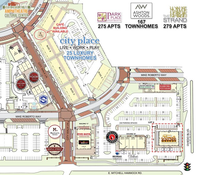 More Photos Of Oviedo On The Park, Oviedo Restaurant For Lease