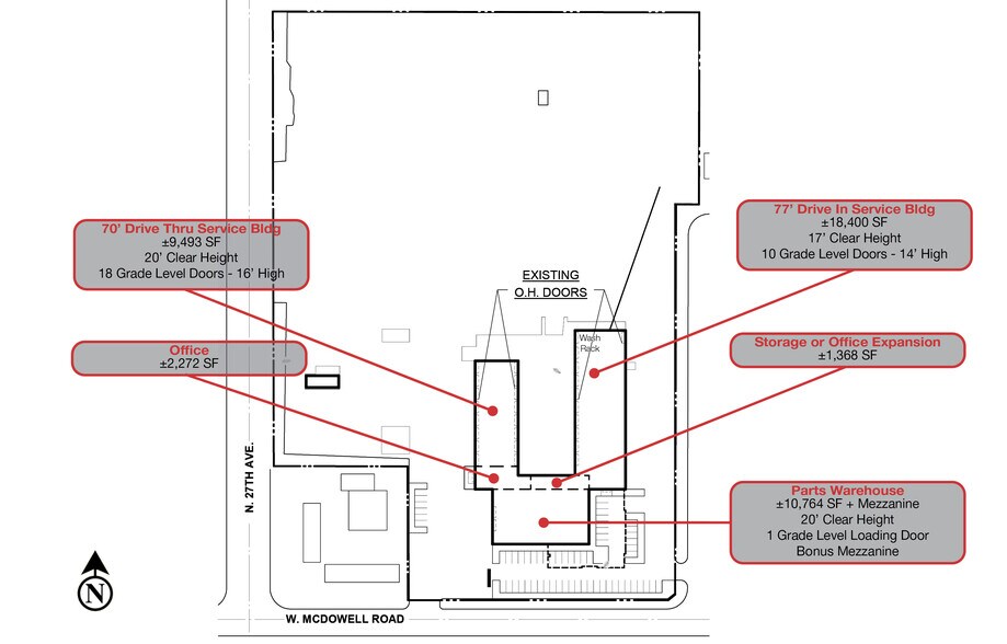 More Photos Of 2600 W McDowell Rd, Phoenix Service For Lease