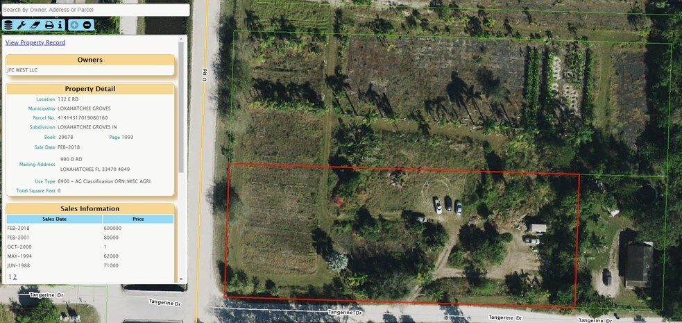 More Photos Of Tangerine @ D ROAD, Loxahatchee Land For Lease