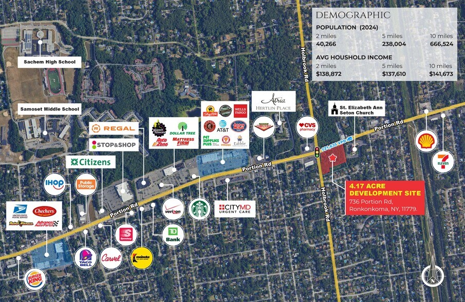 More Photos Of 736 Portion Rd, Ronkonkoma Land For Sale