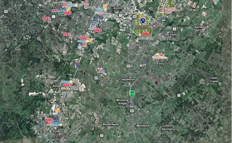 More Photos Of NEC TX-183 & LAWS rd, Mustang Ridge Land For Sale