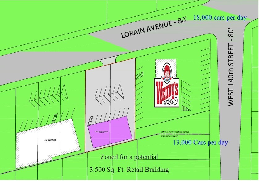 More Photos Of 14039 Lorain Ave, Cleveland Land For Lease