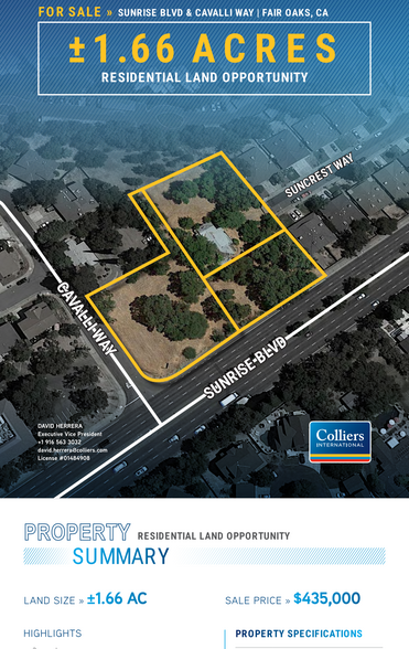 Primary Photo Of 7944 Cavalli Way, Fair Oaks Land For Sale