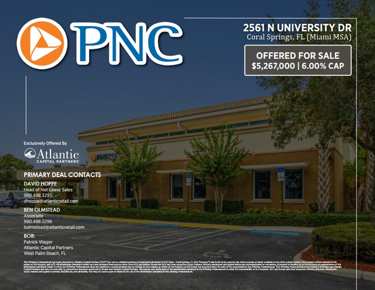 More Photos Of 2561 N University Dr, Coral Springs Bank For Sale