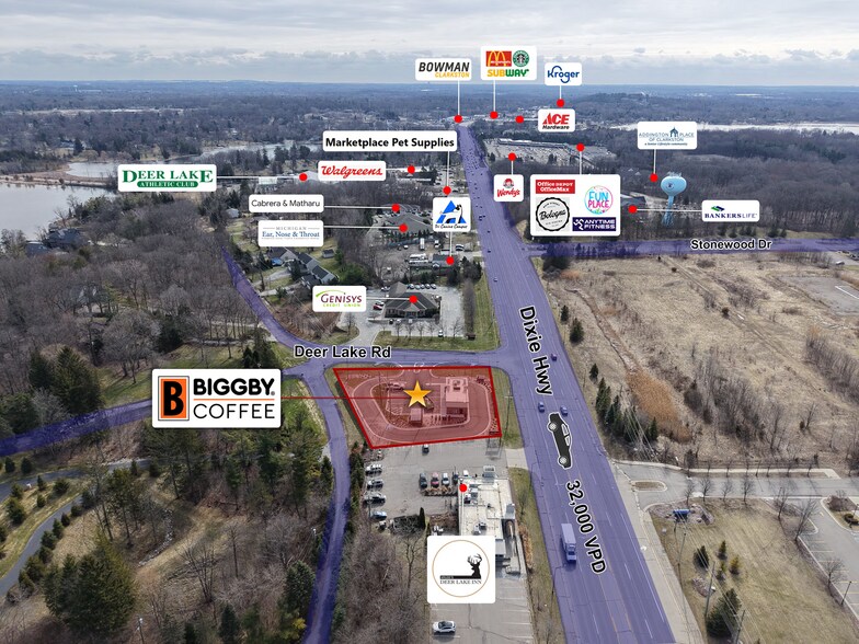 More Photos Of 7450 Dixie Hwy, Independence Township Fast Food For Sale