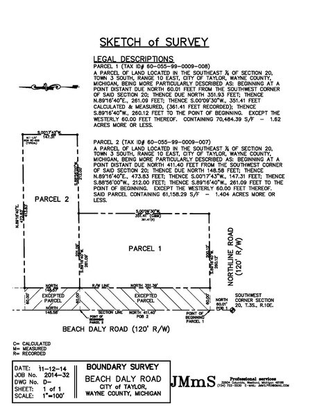 More Photos Of 12999 S Beech Daly Rd, Taylor Land For Sale