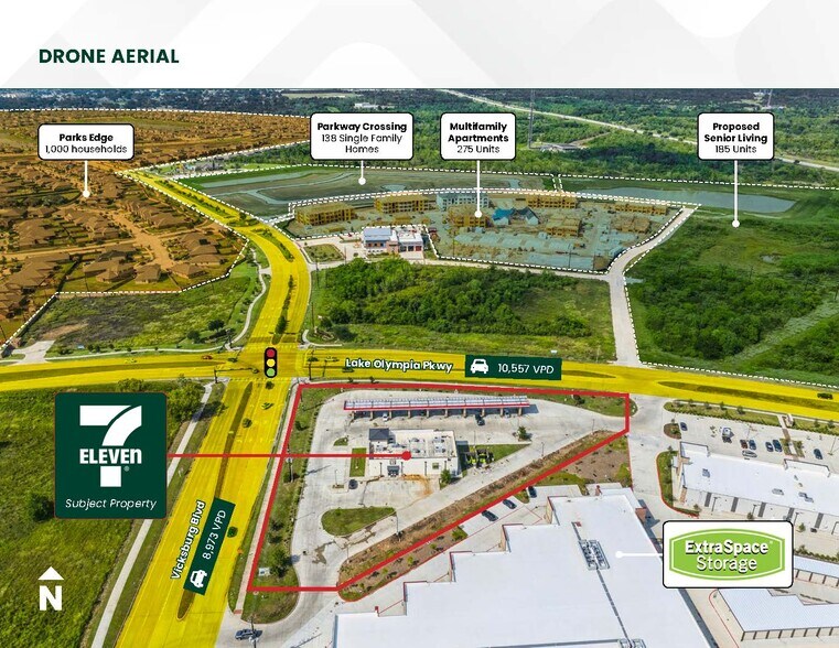 More Photos Of 1111 Lake Olympia Pky, Missouri City General Retail For Sale