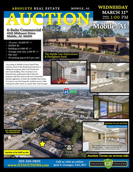 More Photos Of 4321 Midmost Dr, Mobile Loft Creative Space For Sale