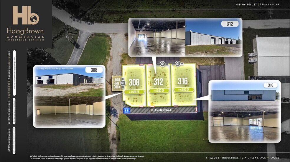 More Photos Of 308-316 Bell St, Trumann Warehouse For Lease