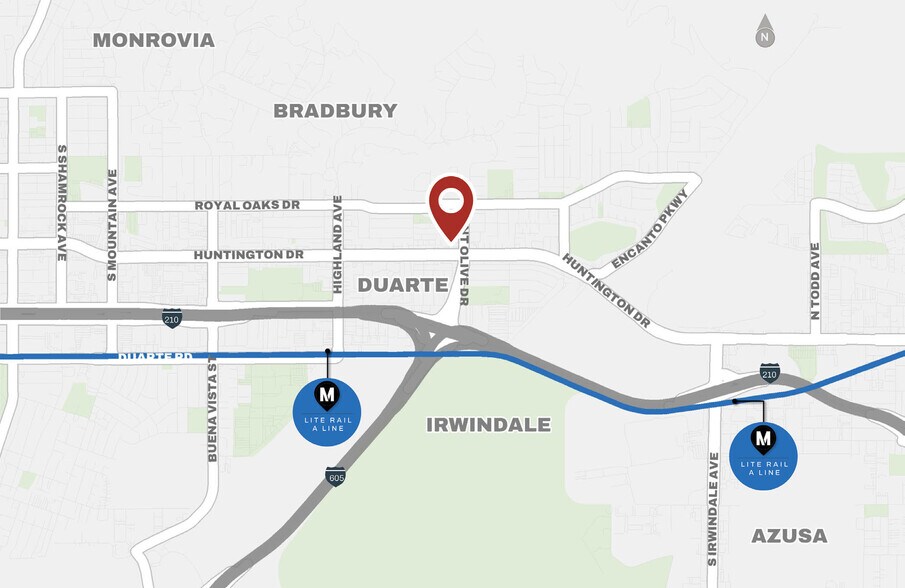 More Photos Of 2215-2245 Huntington Dr, Duarte Unknown For Lease