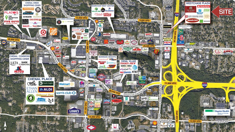More Photos Of Markham & Shackleford, Little Rock Unknown For Lease