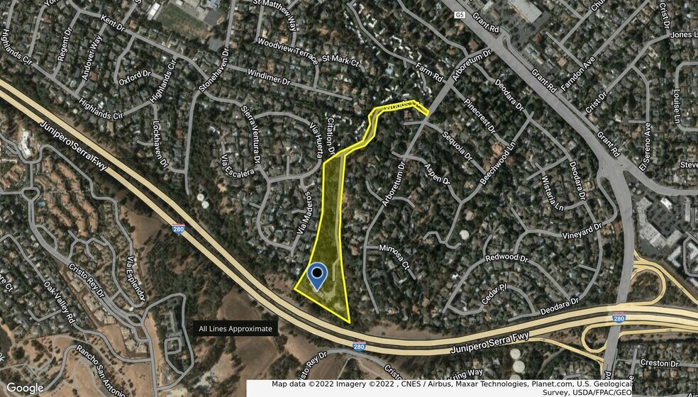 Primary Photo Of 2100 Woods Ln, Los Altos Land For Sale