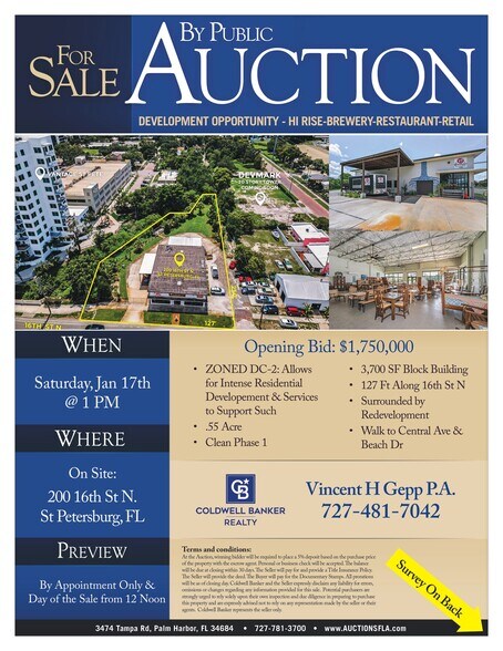 Primary Photo Of 200-210 16th St N, Saint Petersburg Freestanding For Sale