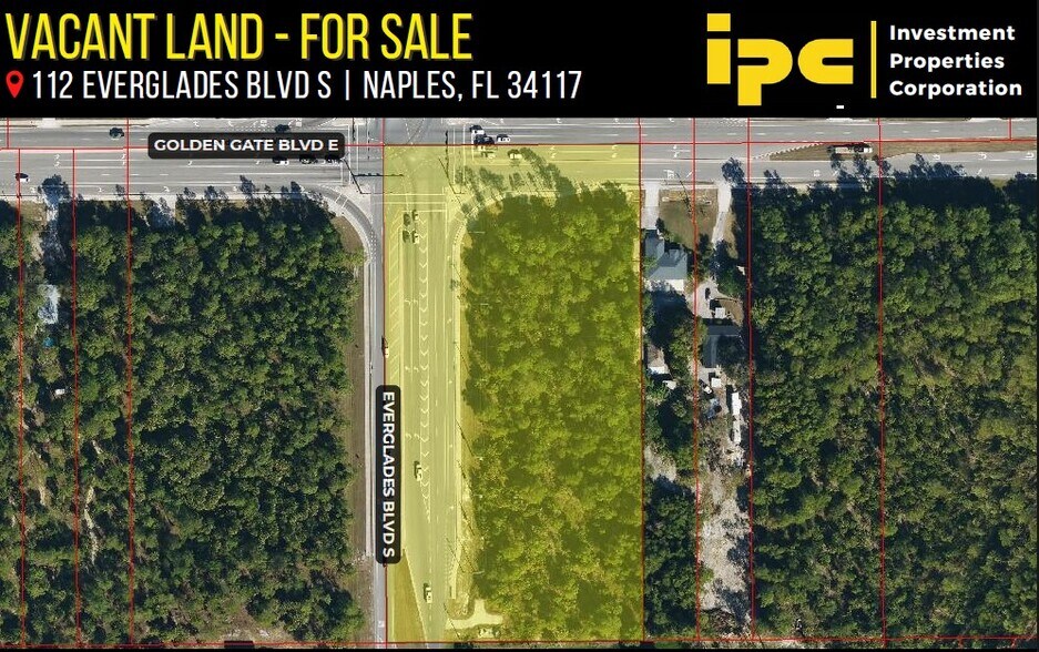 Primary Photo Of 112 Everglades S blvd, Naples Land For Sale