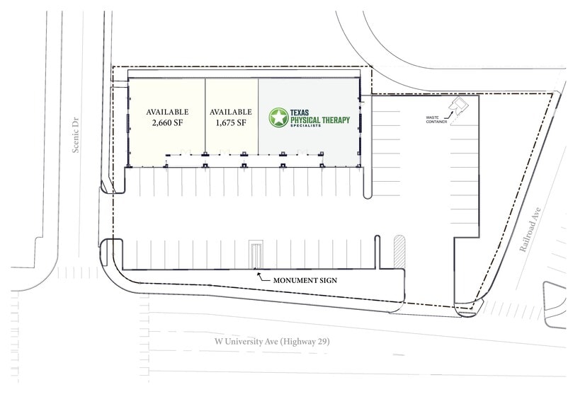 More Photos Of 805 W University Ave, Georgetown Storefront For Lease