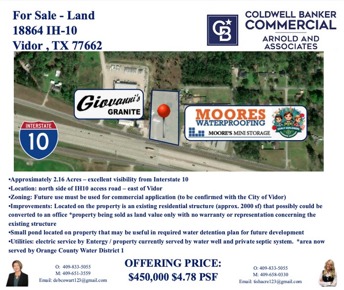 Primary Photo Of 18864 I-10, Vidor Land For Sale