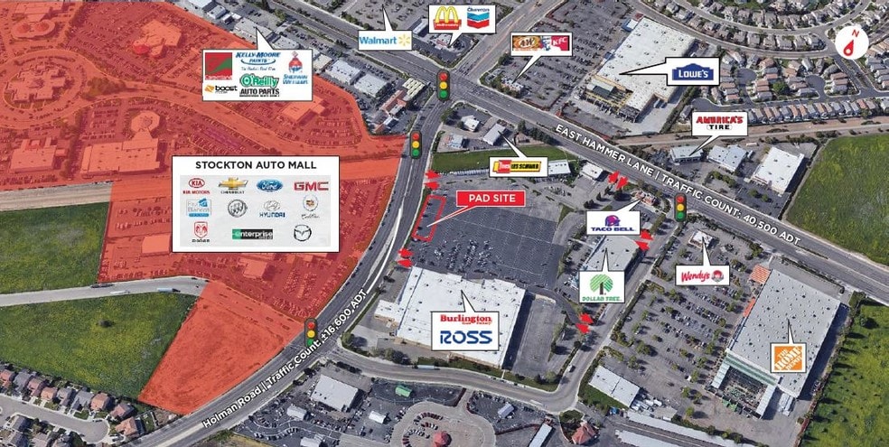 More Photos Of 3702 E Hammer Ln, Stockton Unknown For Lease