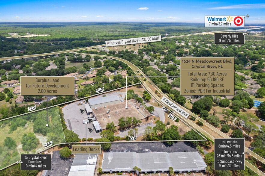 More Photos Of 1624 N Meadowcrest Blvd, Crystal River Manufacturing For Lease