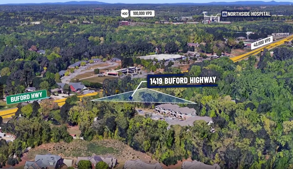 More Photos Of 1419 Buford Hwy, Cumming Land For Sale