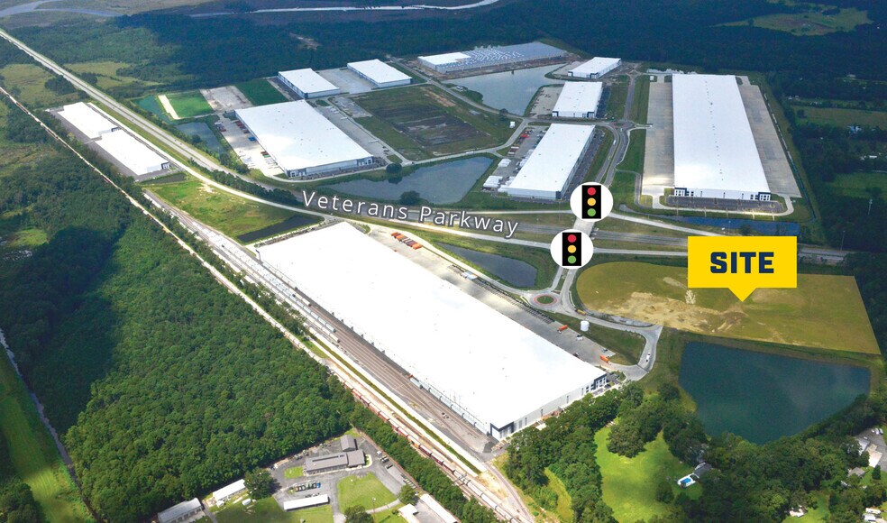 More Photos Of Veterans Parkway @ Feldspar Drive, Savannah Land For Lease