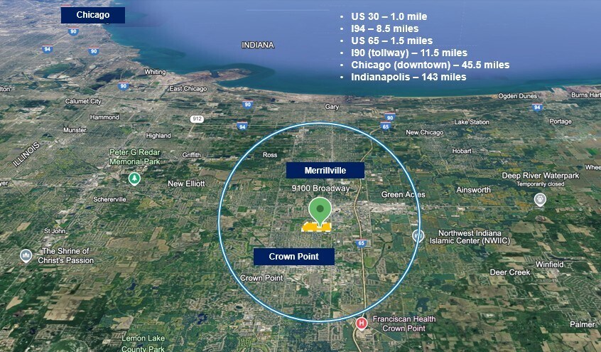 More Photos Of 9100 Broadway, Merrillville Land For Sale