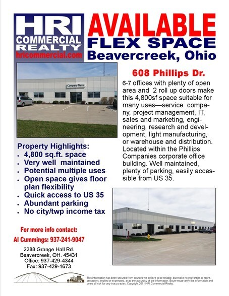 More Photos Of 604-620 Phillips Dr, Dayton Showroom For Lease