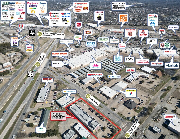 More Photos Of 125 N Clark Rd, Cedar Hill Storefront For Sale