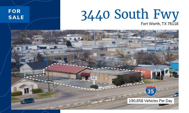 Primary Photo Of 3440 South Fwy, Fort Worth Flex For Sale