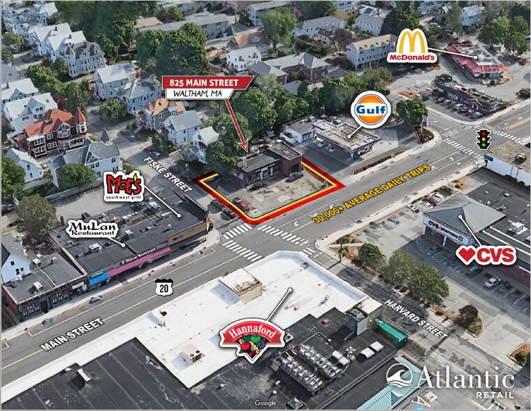 Primary Photo Of 825 Main St, Waltham Auto Repair For Sale