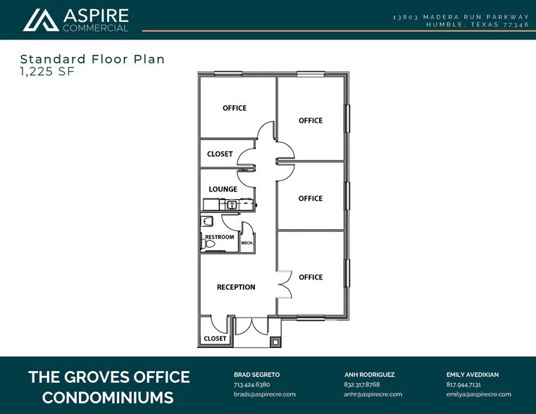 More Photos Of 13803 Madera Run, Humble Office For Sale