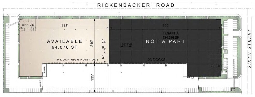 More Photos Of 5530-5630 Rickenbacker Rd, Bell Warehouse For Lease