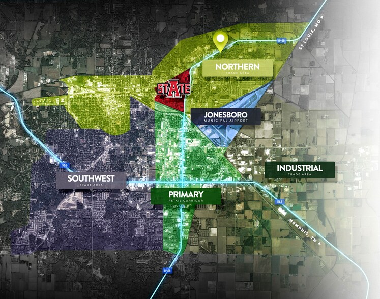 More Photos Of 3717 E Johnson Ave, Jonesboro General Retail For Lease