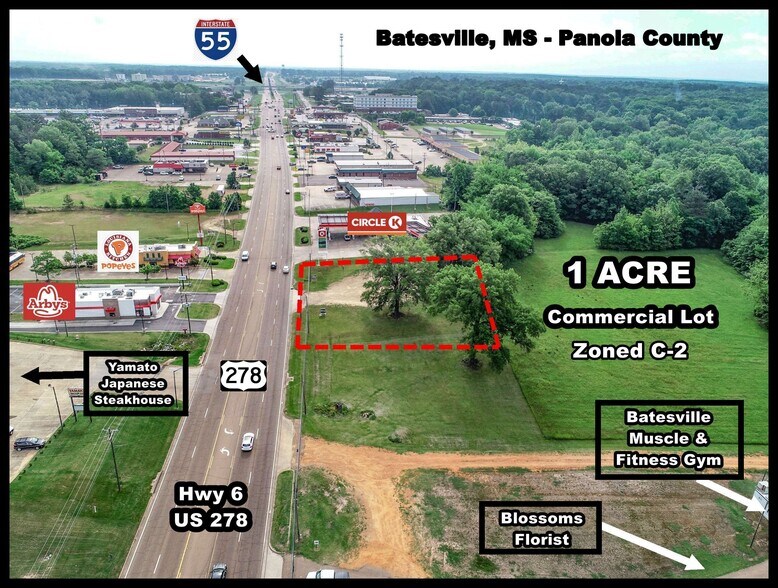 Primary Photo Of 624 Hwy 6/Mississippi 278, Batesville Land For Sale