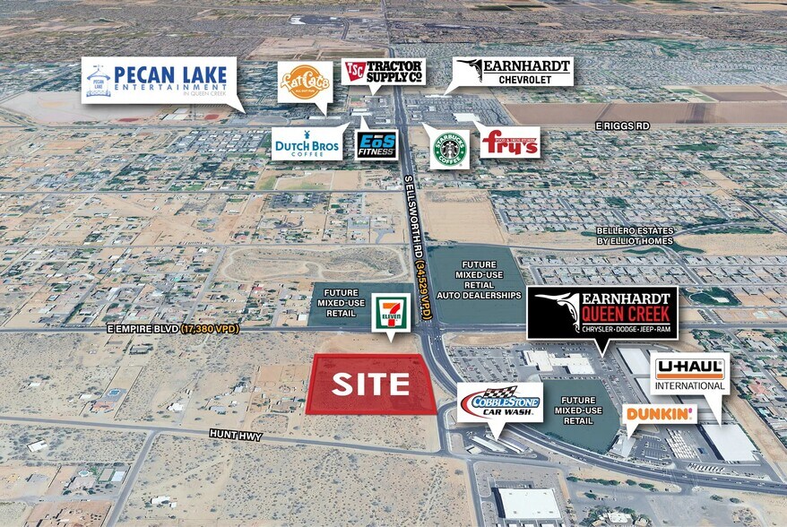 Primary Photo Of S of SWC S Ellsworth Rd & E Empire Blvd, Queen Creek Land For Sale