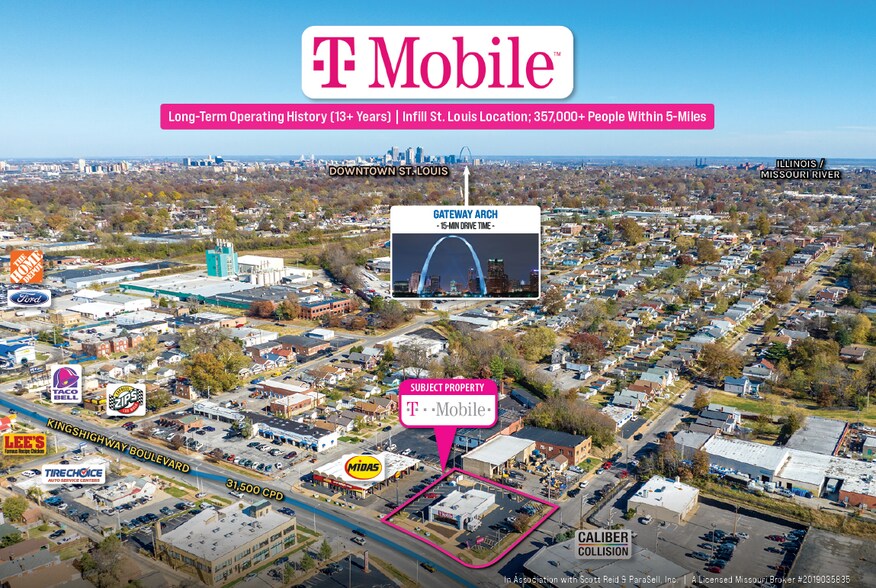 Primary Photo Of 3554 S Kingshighway Blvd, Saint Louis Freestanding For Sale