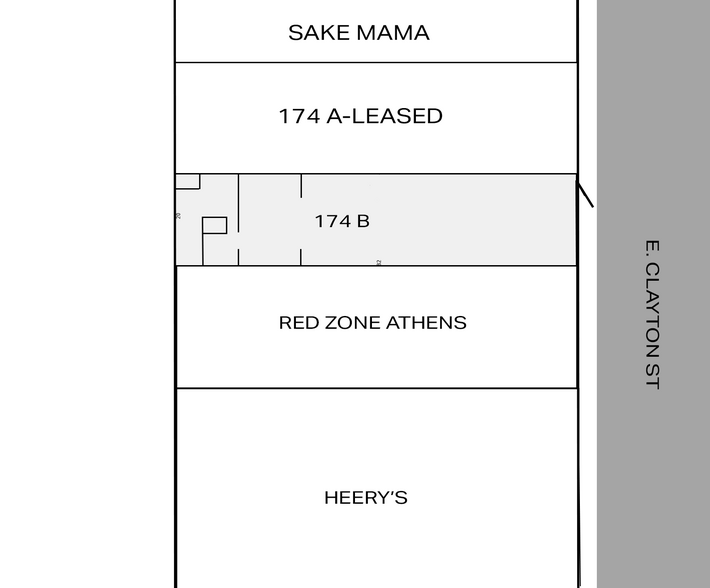 More Photos Of 184 E Clayton St, Athens Restaurant For Lease