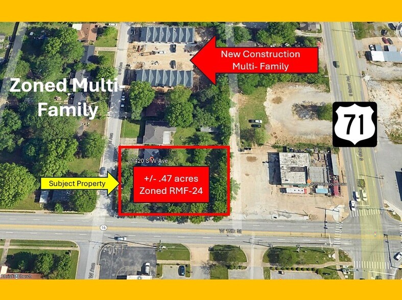 More Photos Of 1434 S West Ave, Fayetteville Land For Sale