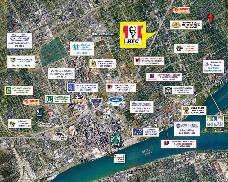 More Photos Of 3785 Gratiot Ave, Detroit Fast Food For Sale